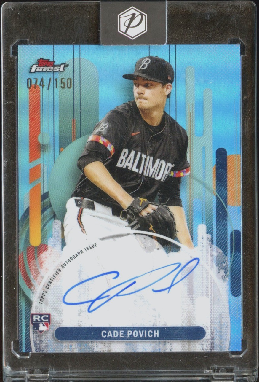 Cade Povich Topps Finest Auto RC /150