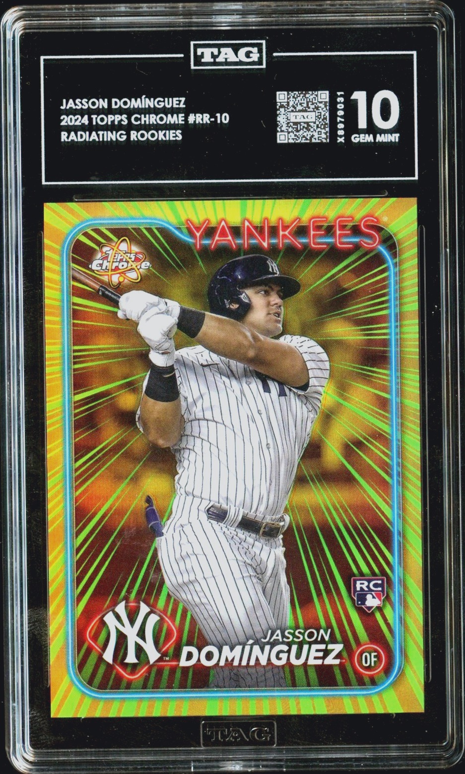 Jasson Dominguez Radiating Rookies TAG 10