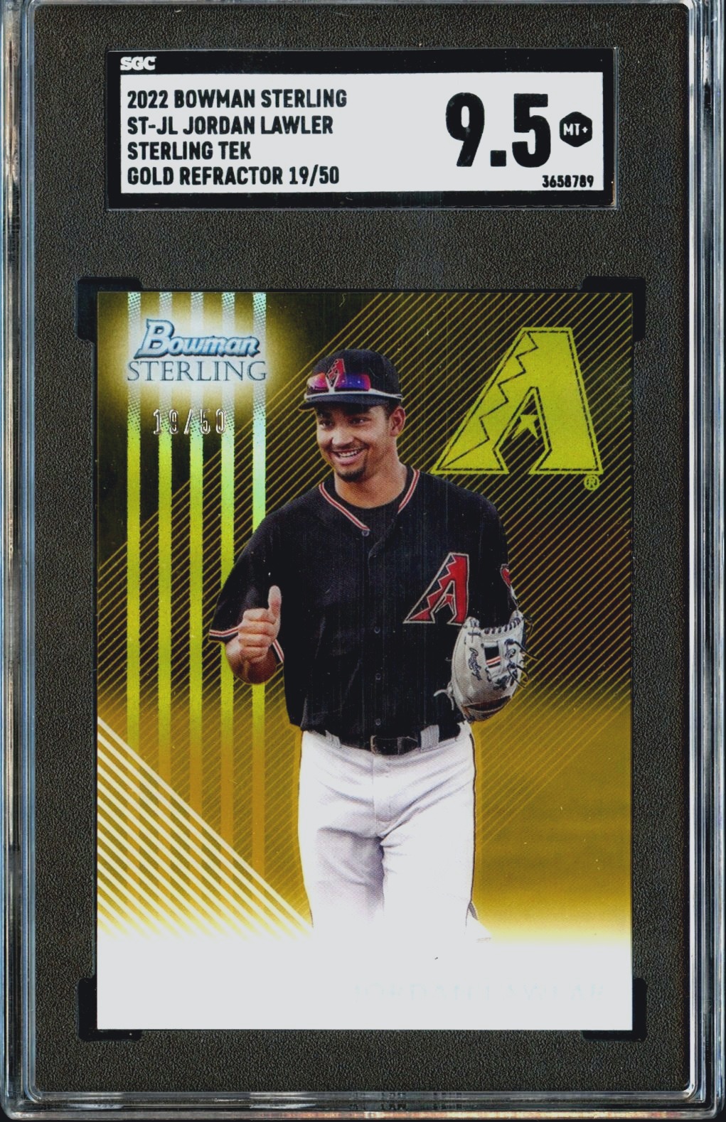Jordan Lawlar Gold Rfr. /50